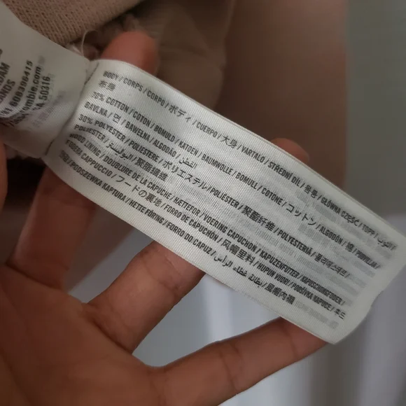 XXSmall Hollister Co. Baby Blush Pink Pullover Sweatshirt Hoodie - Picture 9 of 9